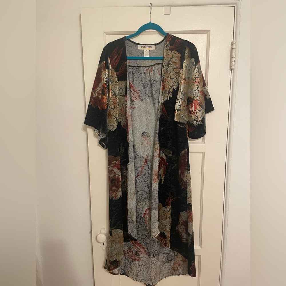 Mimi Chica Velvet Kimono / Duster